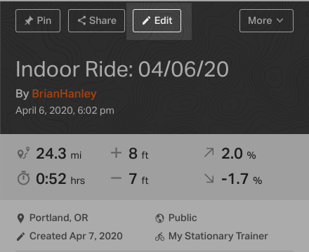 Stationary Ride Support - With GPS HelpRide With Help