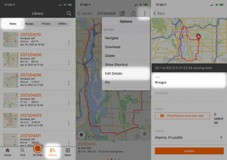 ride with gps vs map my ride