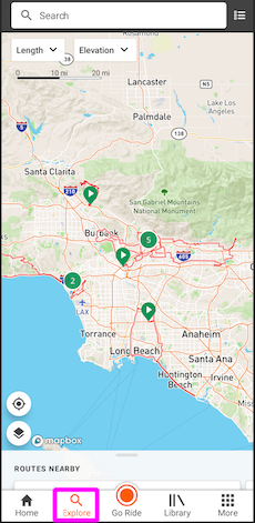 Elevation In Current Location Explore - Ride With Gps Helpride With Gps Help