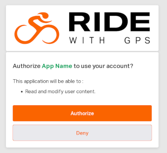 OAuth Authorize interface