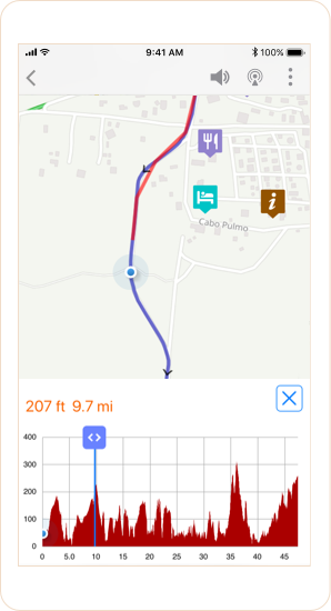 with GPS | Route Planner and Cycling Navigation App