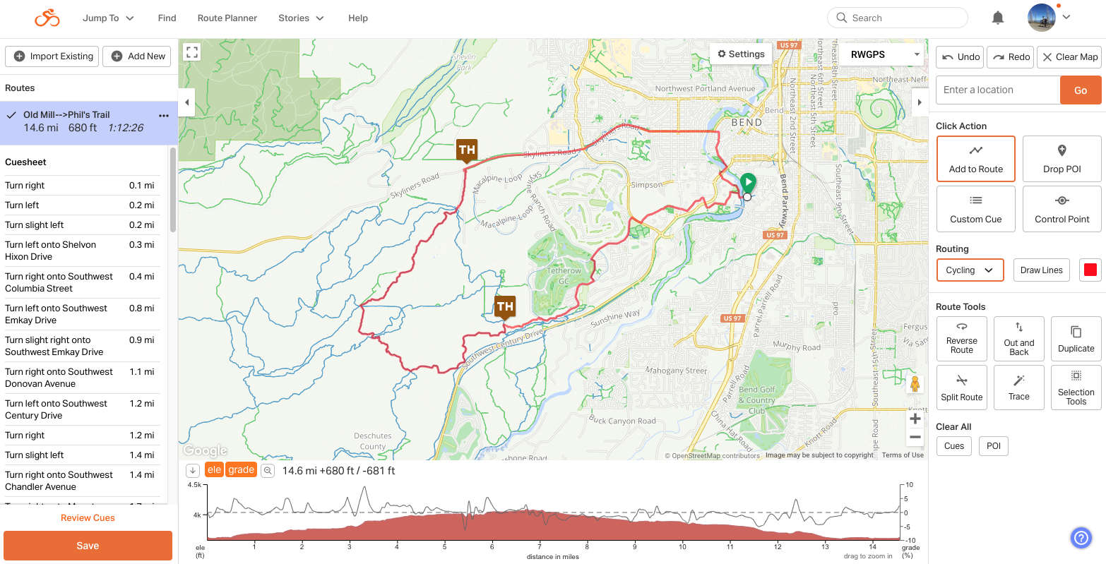Soldat Vei fi mai bun Siestă  About the Bike Route Planner - Ride with GPS