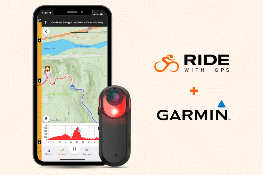 Garmin Varia & Ride with GPS Compatibility