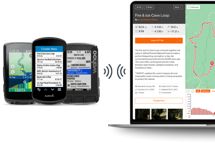 Ride with gps wahoo 2024 elemnt