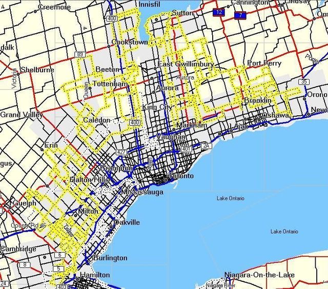 Schomberg to Caledon East