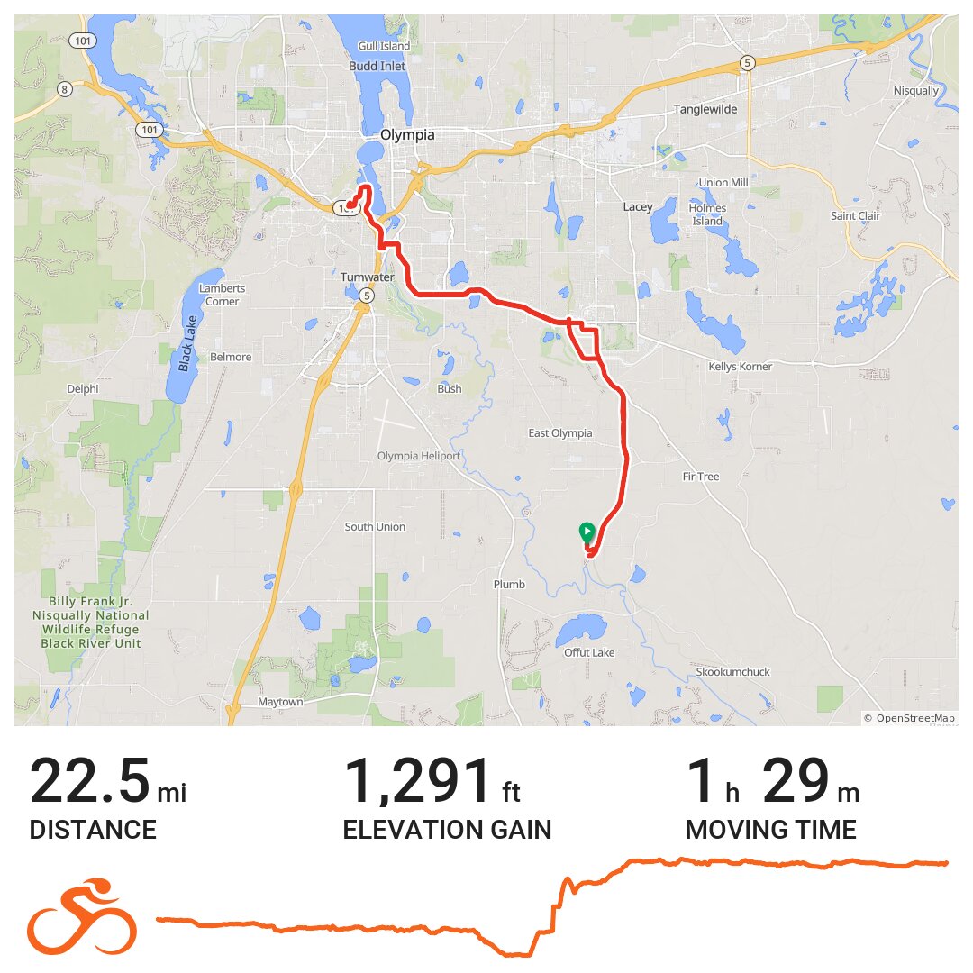 06/20/13 - A bike ride in Thurston County, WA