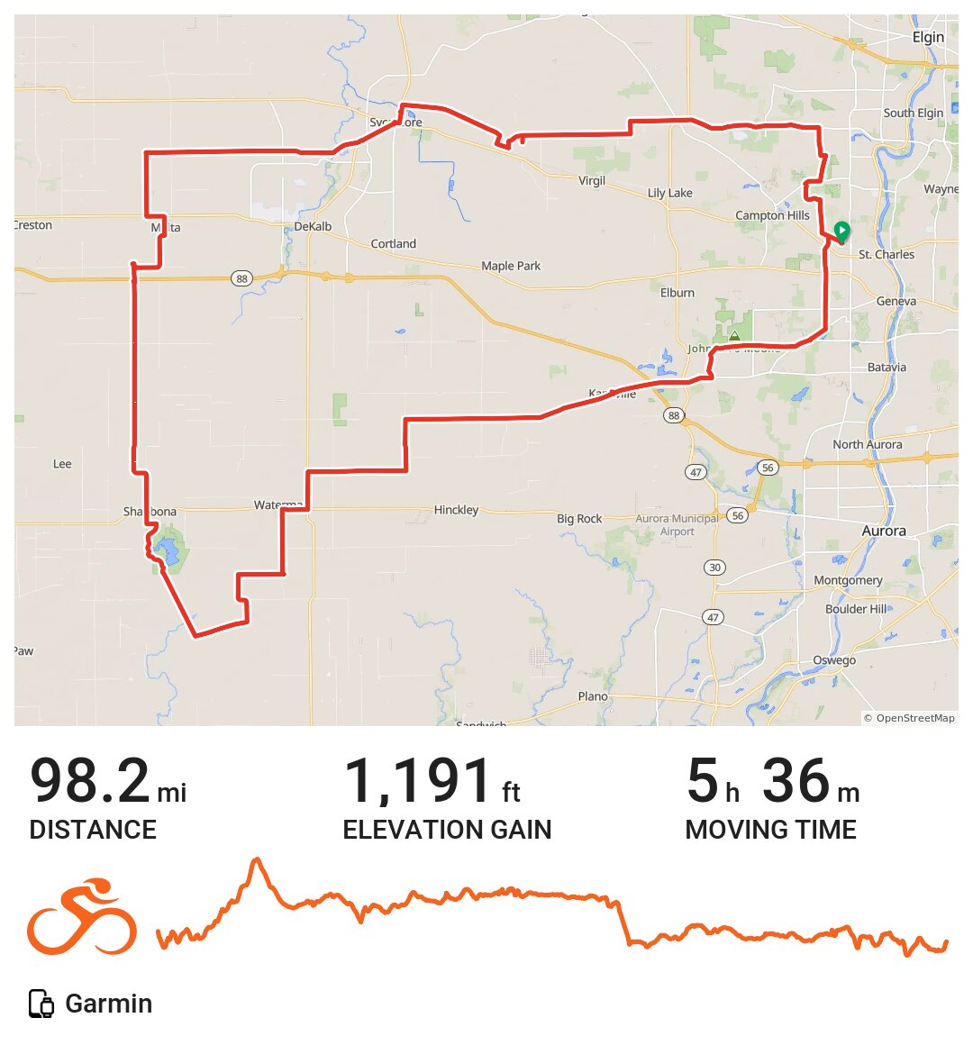 Shabbona Century 52023 · Ride with GPS