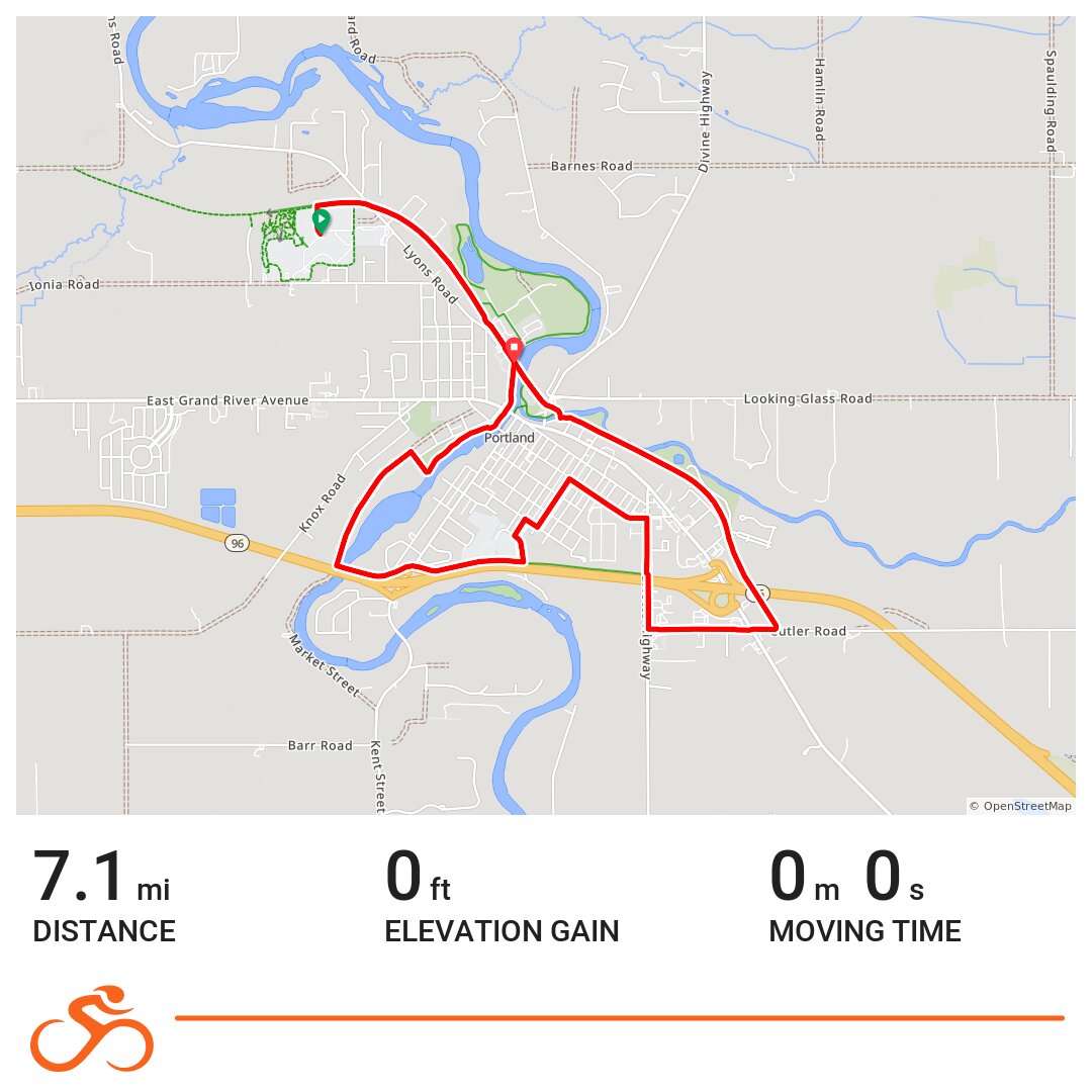 Portland River Trail · Ride with GPS