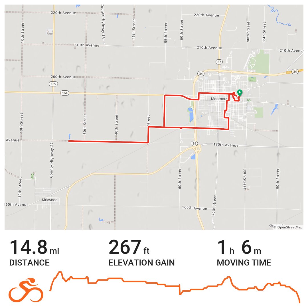 10/22/16 - A bike ride in Monmouth, IL