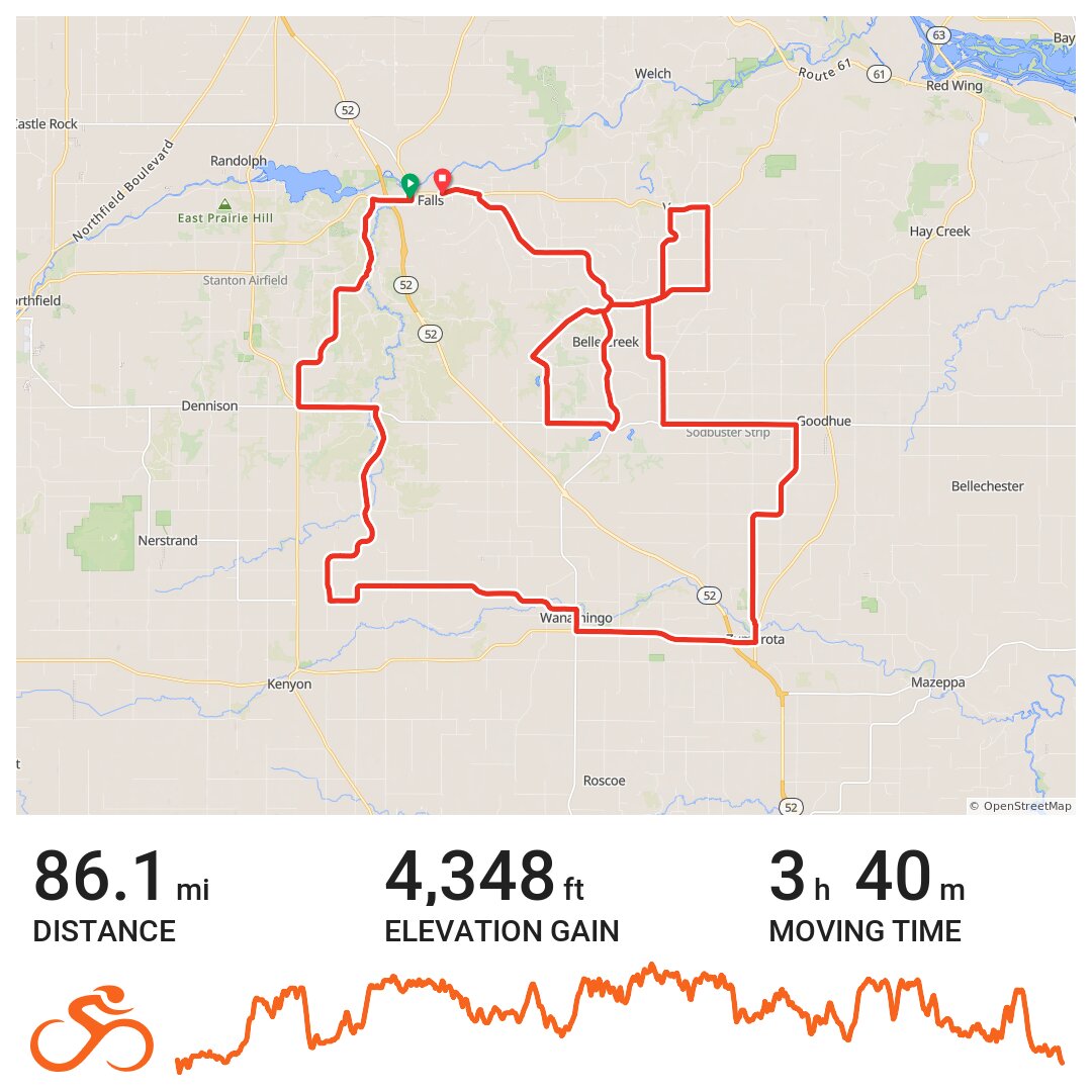 06/12/2014 Cannon Falls, MN - A bike ride in Cannon Falls, MN