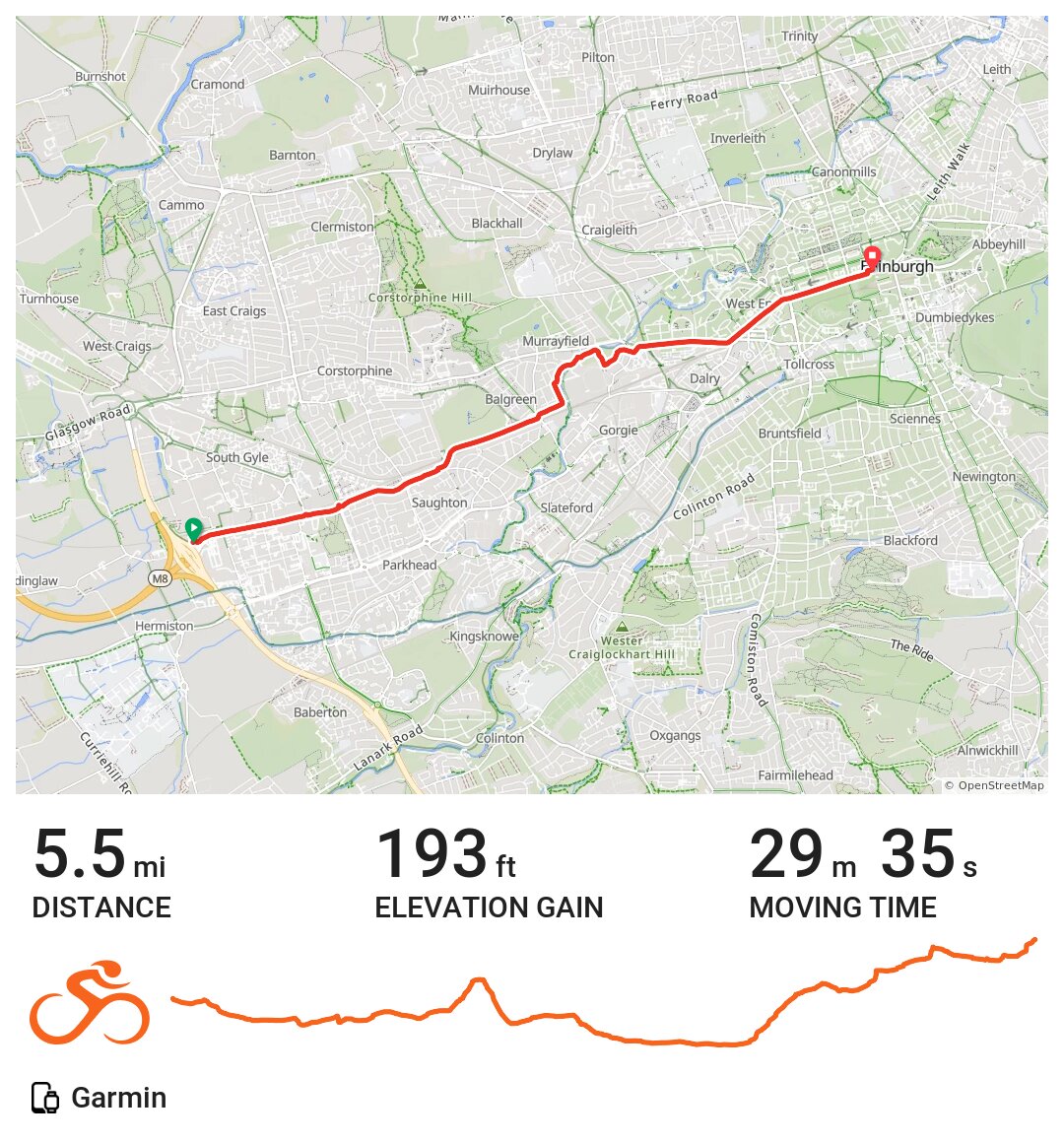 01/05/17 A bike ride in City of Edinburgh, Scotland