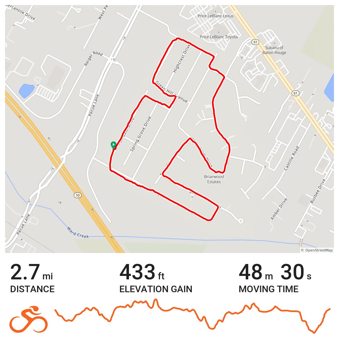 10/27/10 A bike ride in Baton Rouge, LA