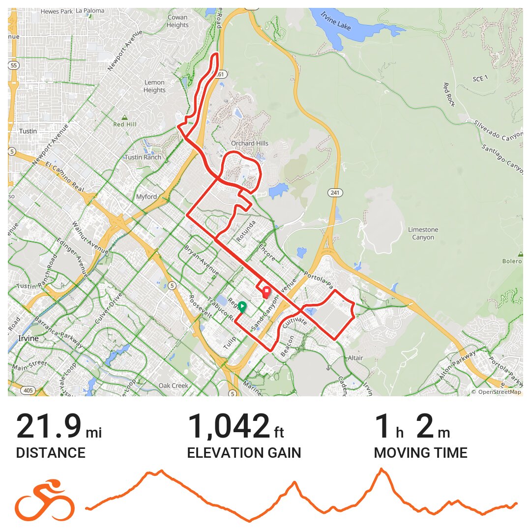 01/24/17 - A bike ride in Irvine, CA