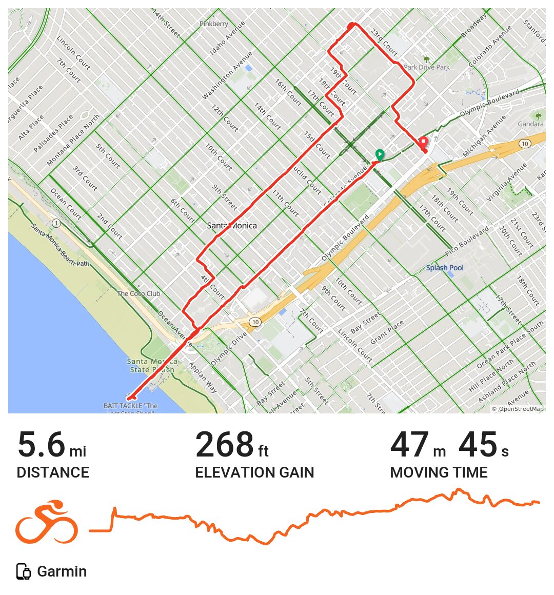 03/22/17 A bike ride in Santa Monica, CA