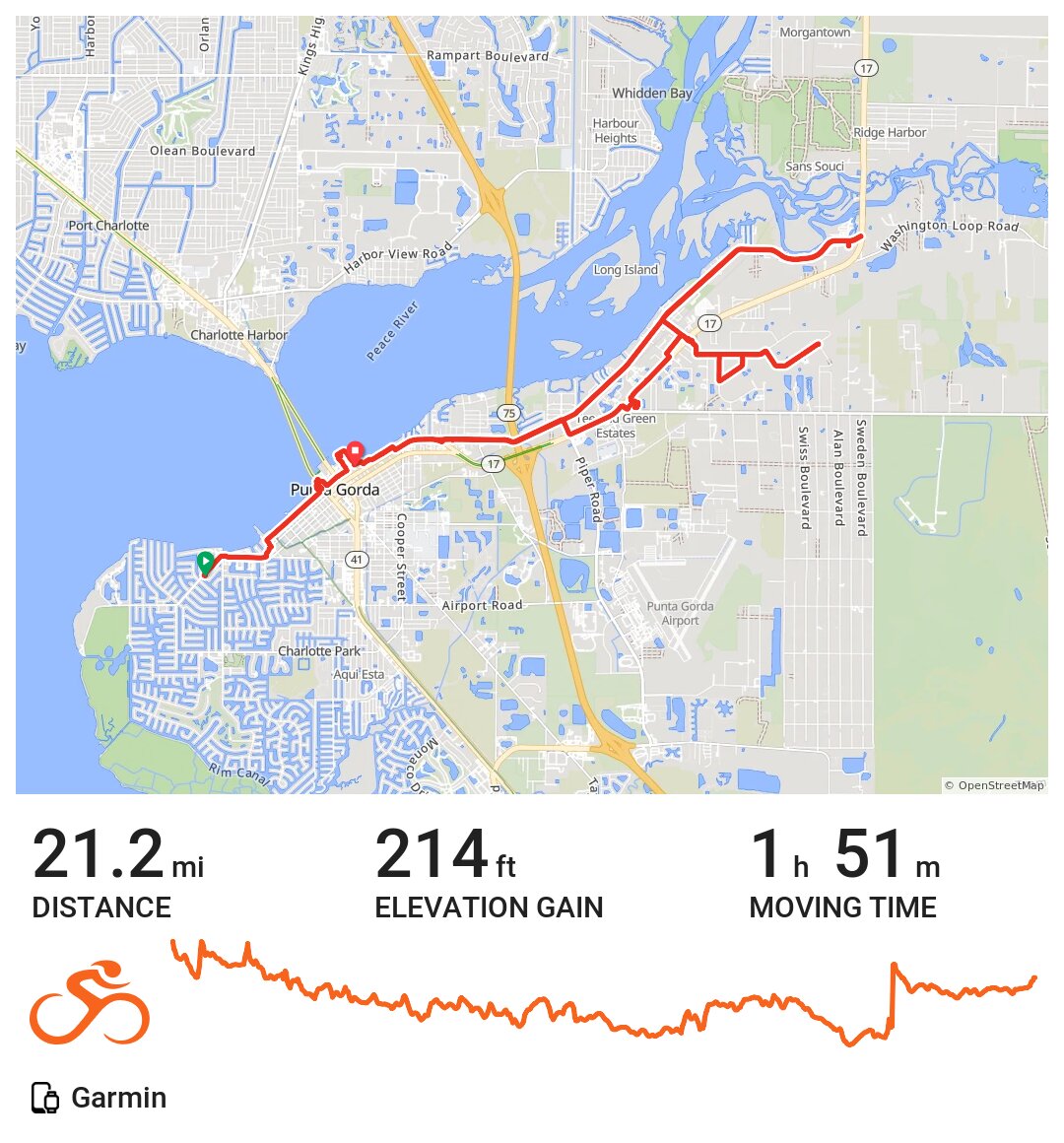 03/25/17 A bike ride in Punta Gorda, FL