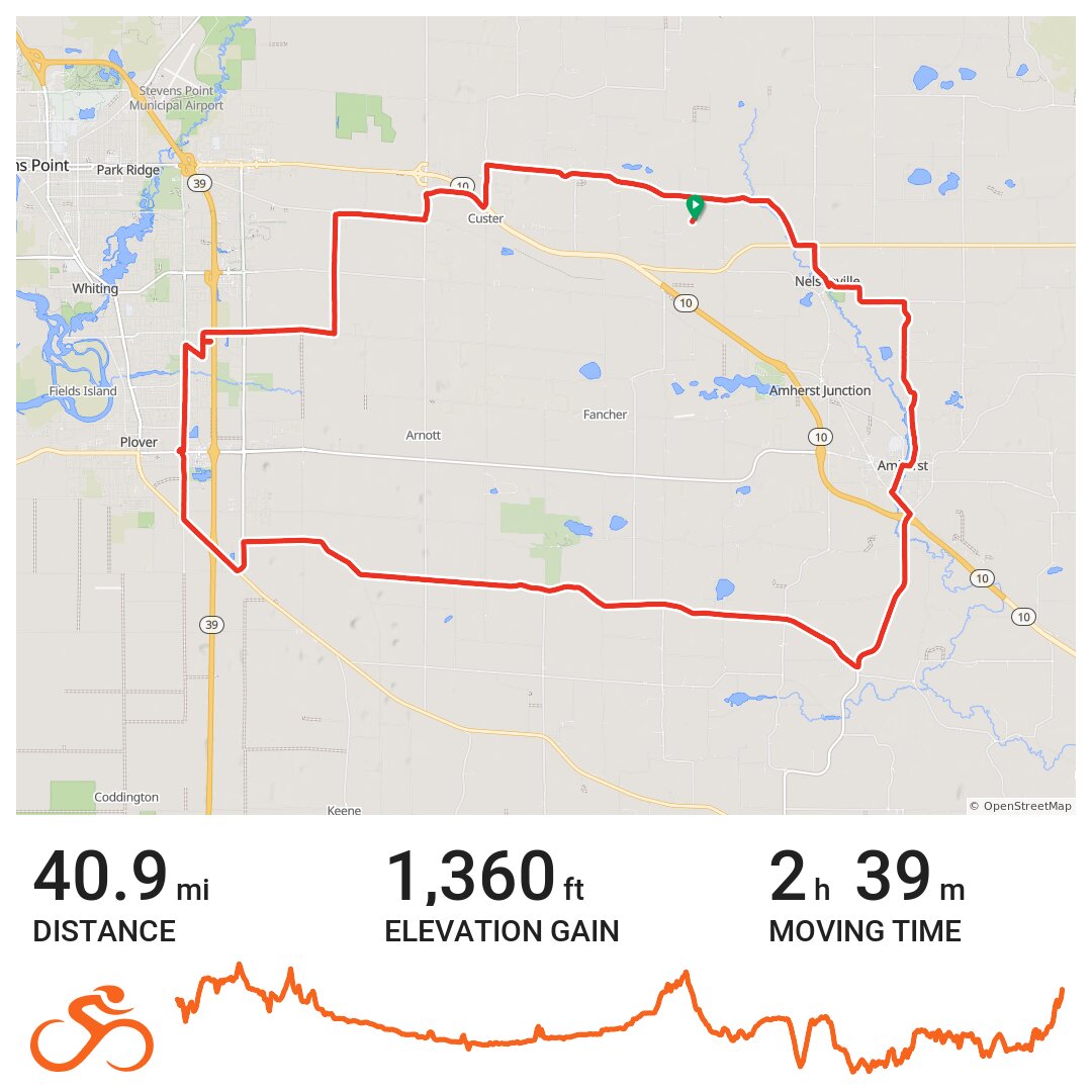 03/28/17 - A bike ride in Portage County, WI