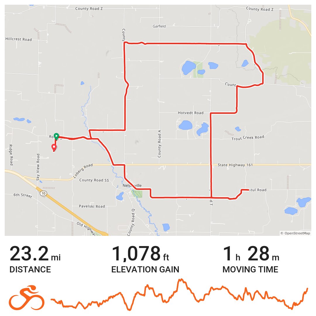 03/31/17 - A bike ride in Portage County, WI