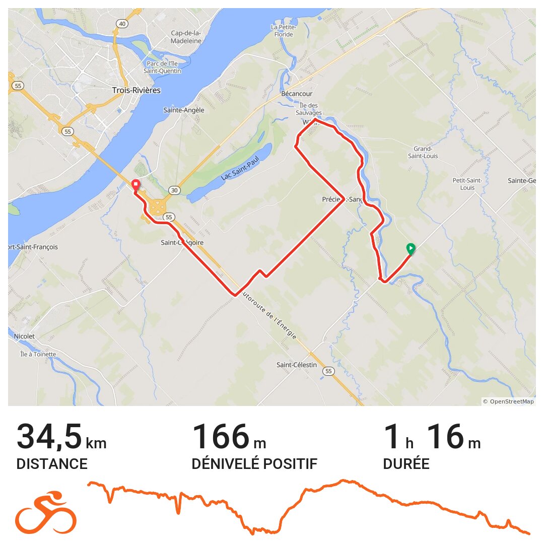 12/06/13 A bike ride in TroisRivières, Québec