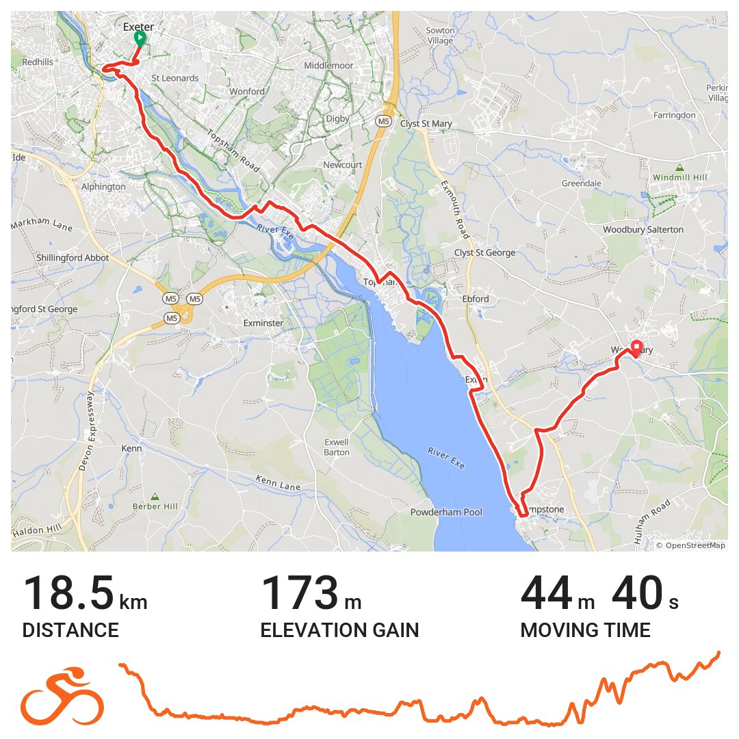 04/19/17 A bike ride in Exeter, England