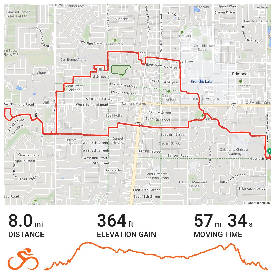 OBS Edmond Casual Riders A bike ride in Edmond, OK