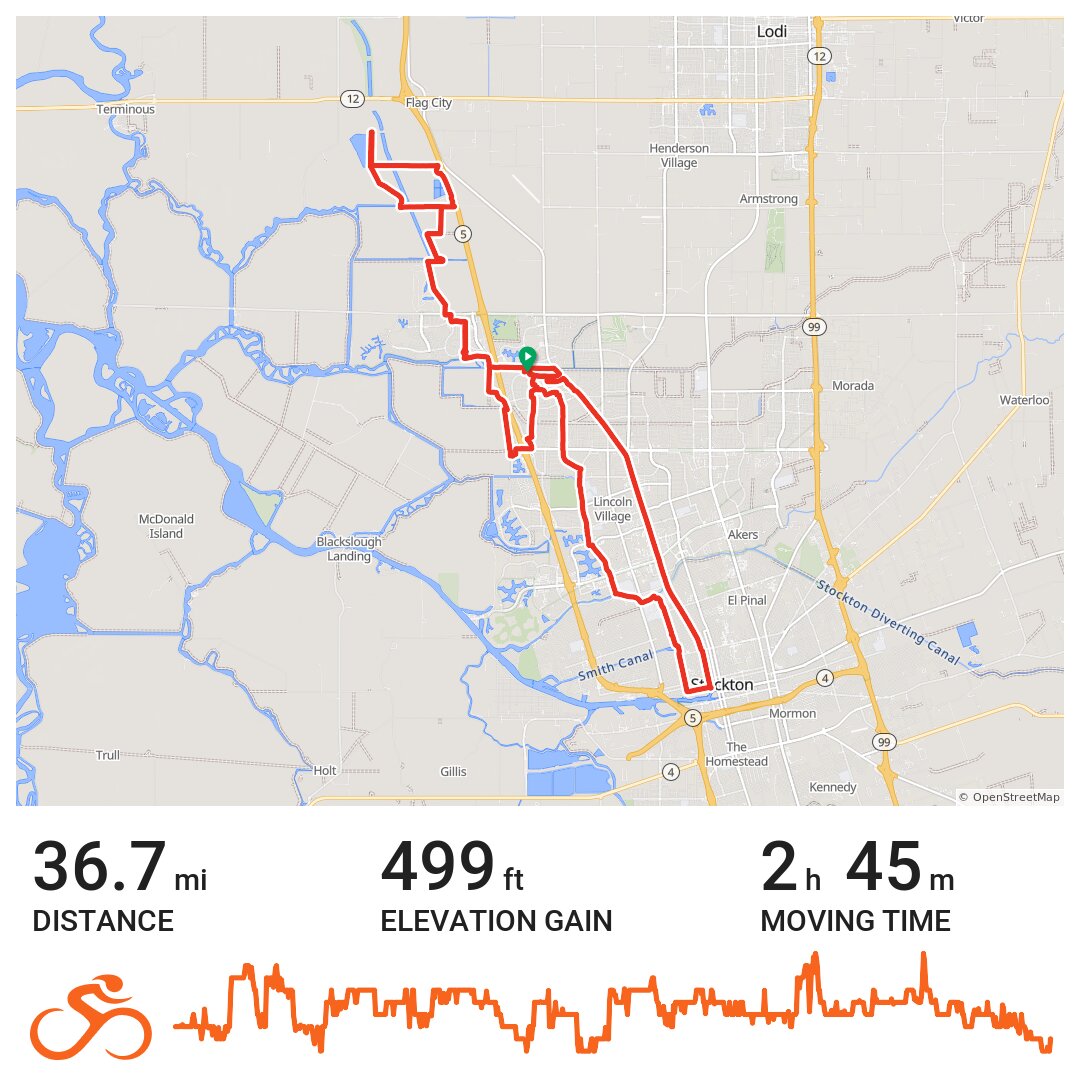 04/19/17 - A bike ride in Stockton, CA