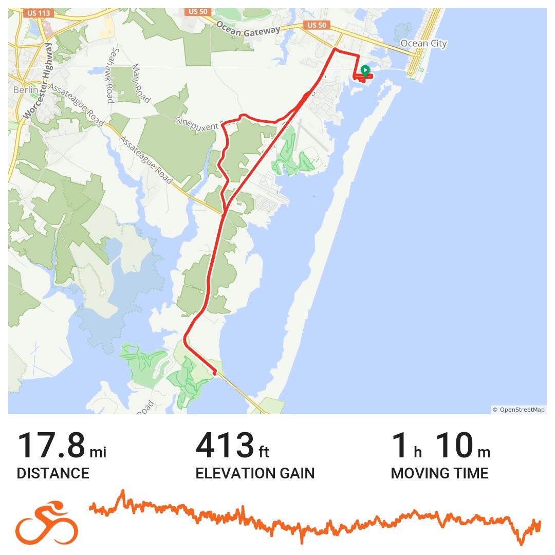 05/29/13 A bike ride in West Ocean City, MD