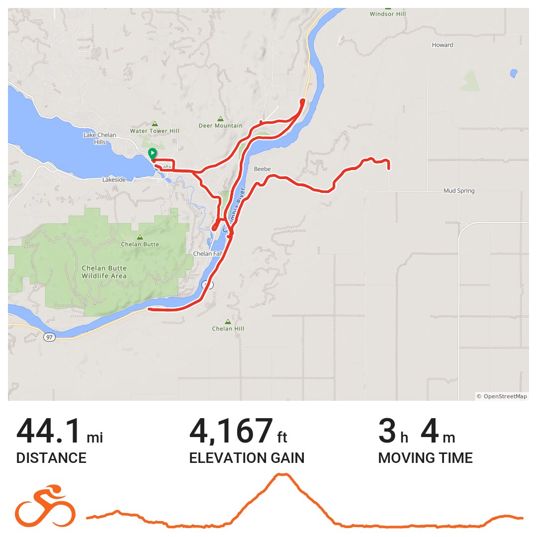 Lake Chelan Tour: Mcneil Canyon Rd · Ride With Gps