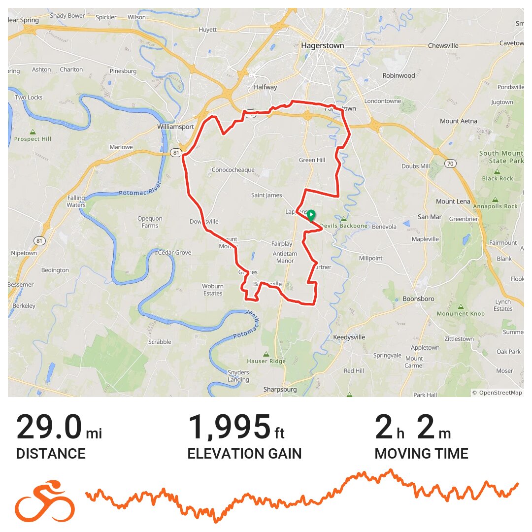 Downsville Funkstown Loop · Ride with GPS