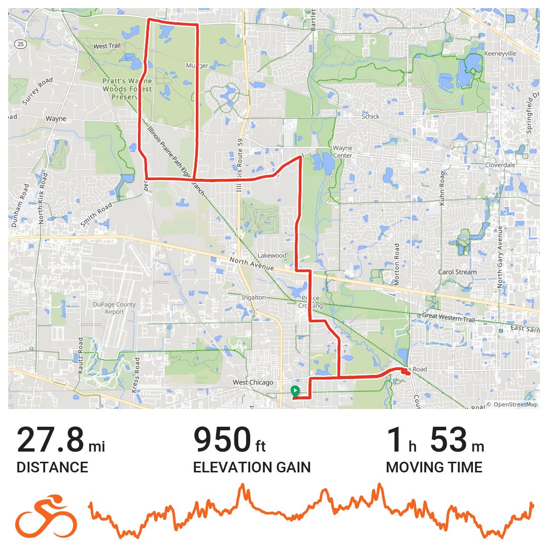27mi Monday · Ride with GPS