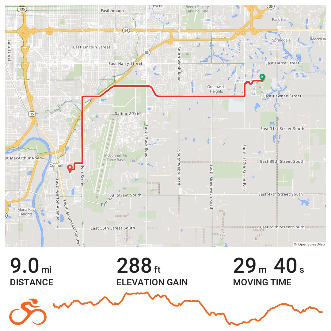 05/23/17 - A bike ride in Wichita, KS