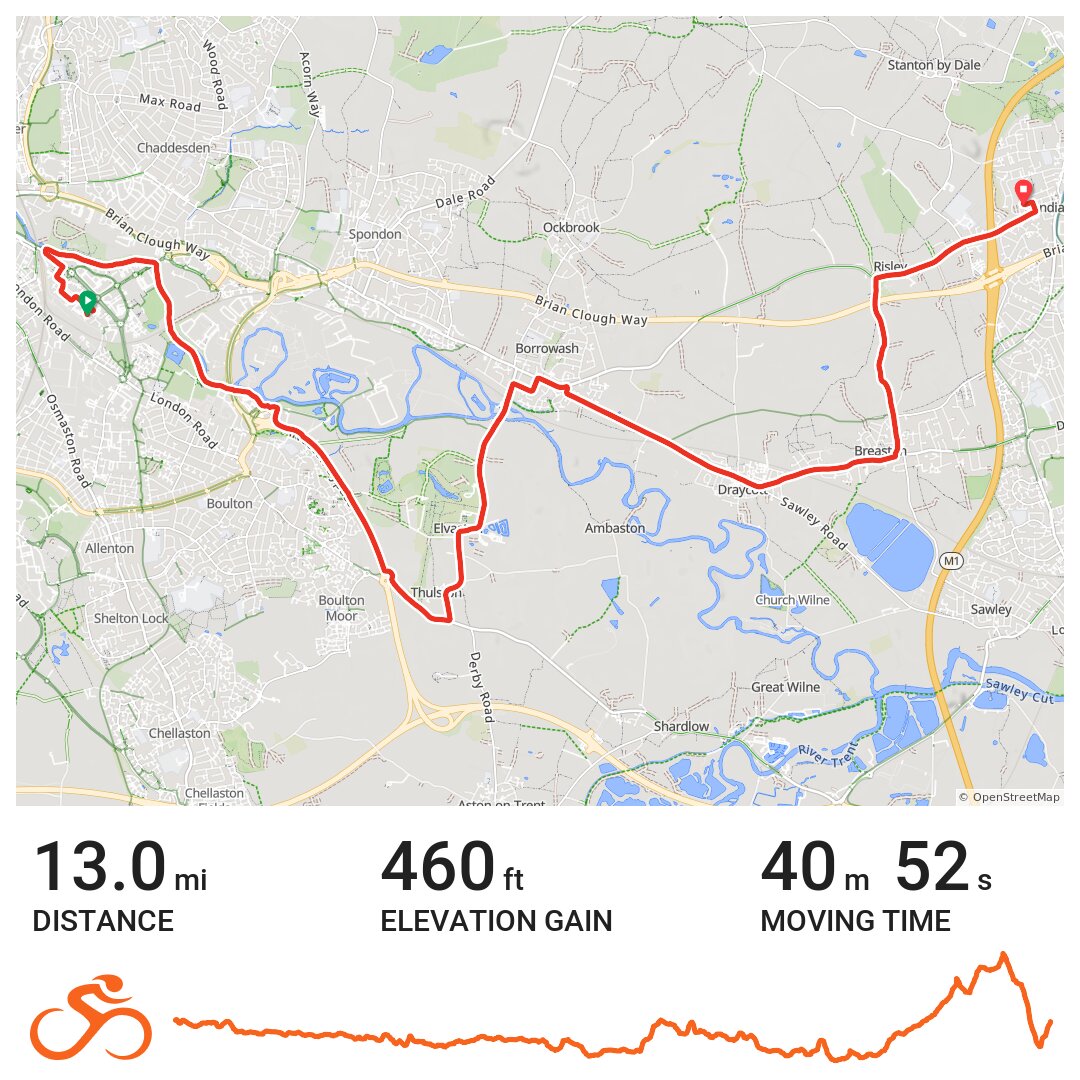 05/31/17 - A bike ride in Derby, England