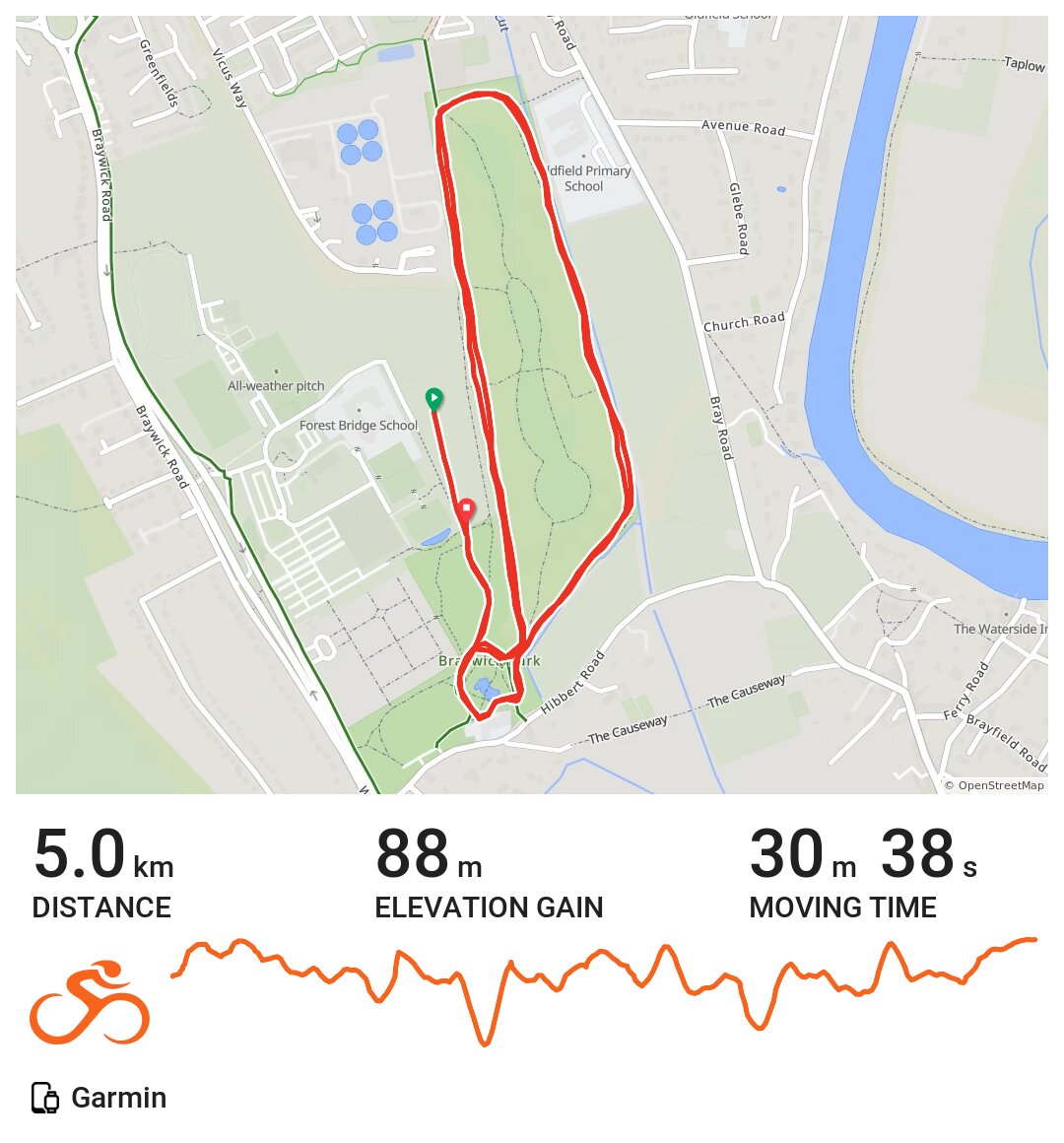 24/06/17 A bike ride in Bray, England