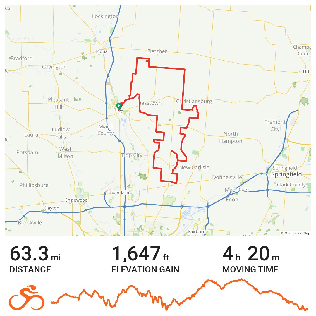 tour de donut map