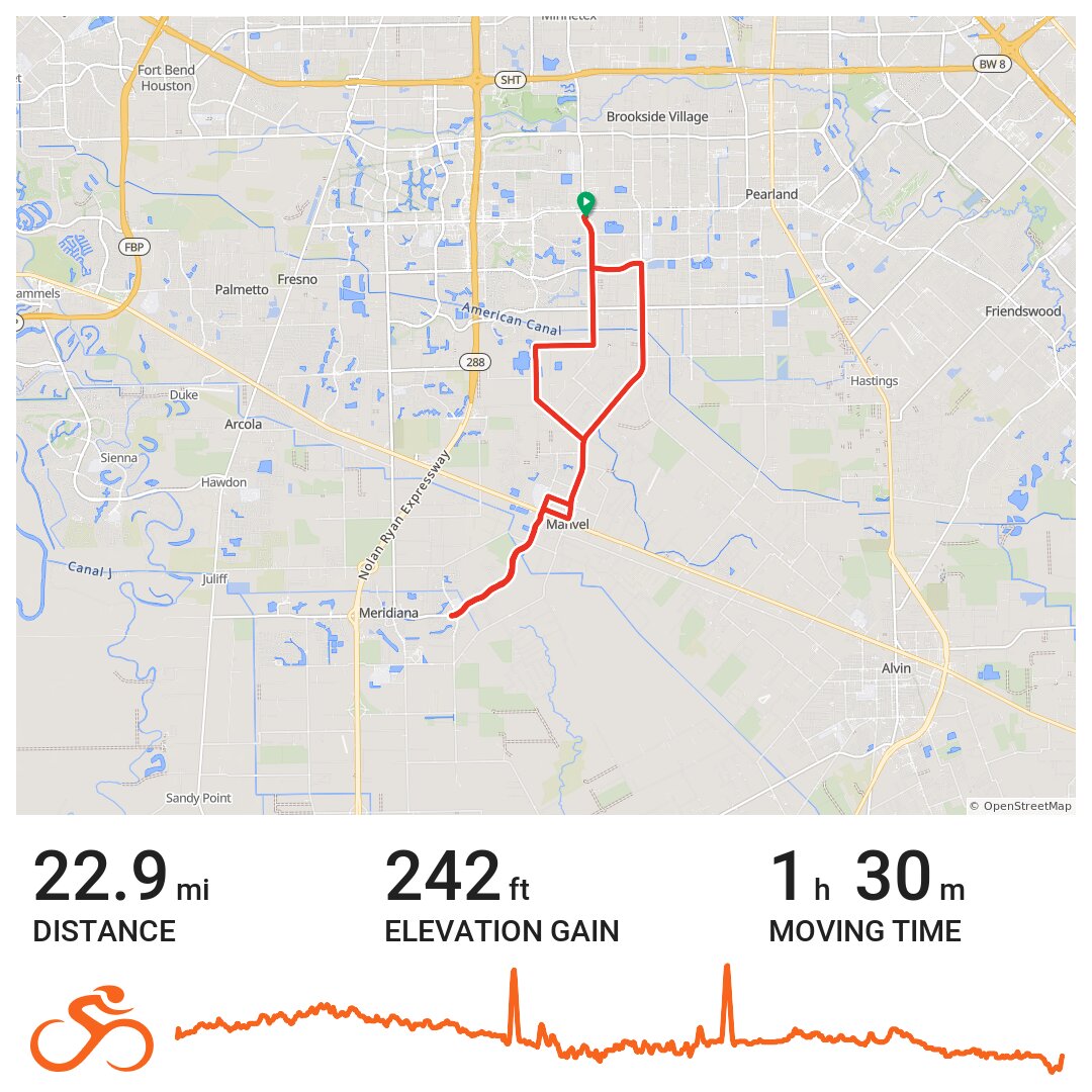 Evening Ride · Ride with GPS