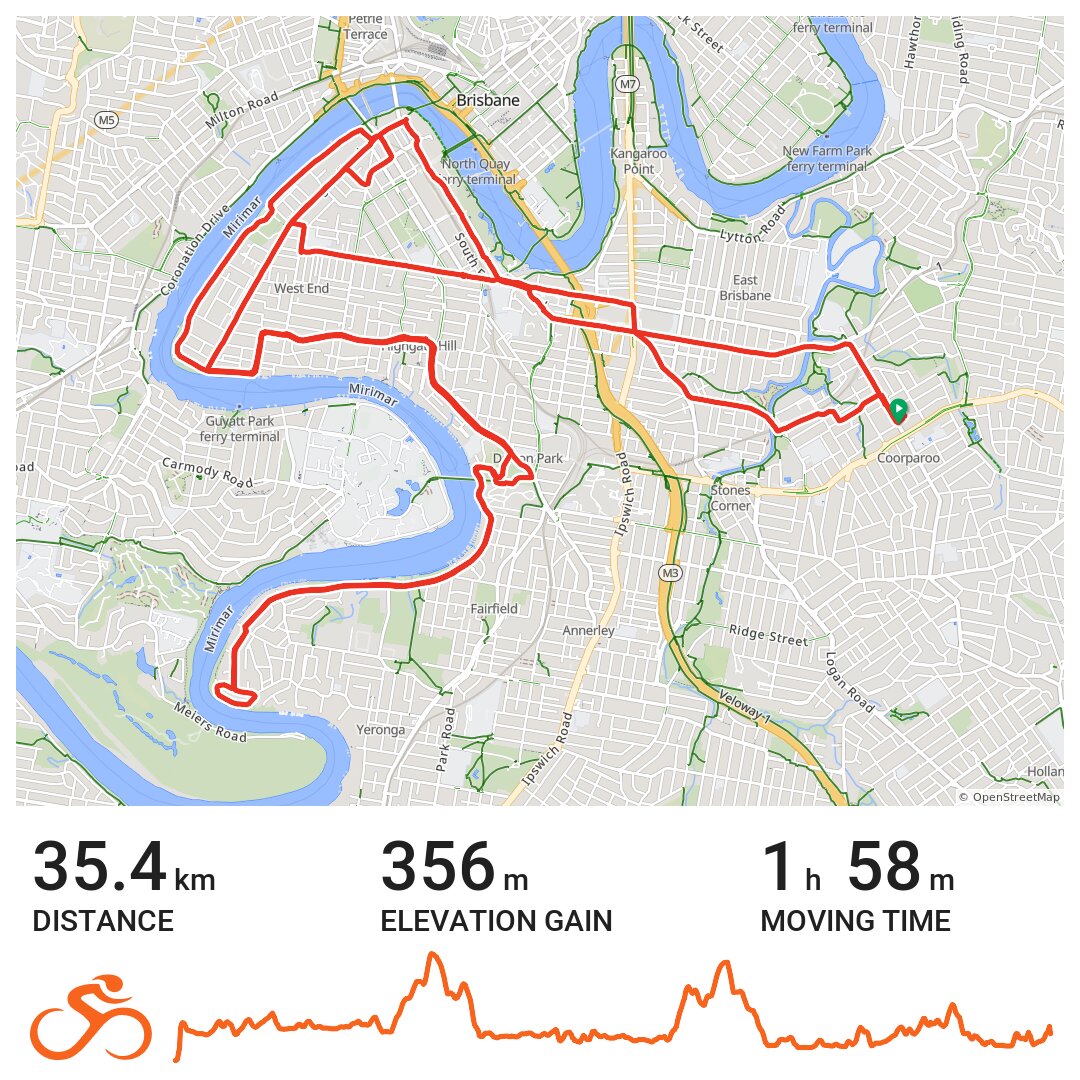 brisbane city cycle map