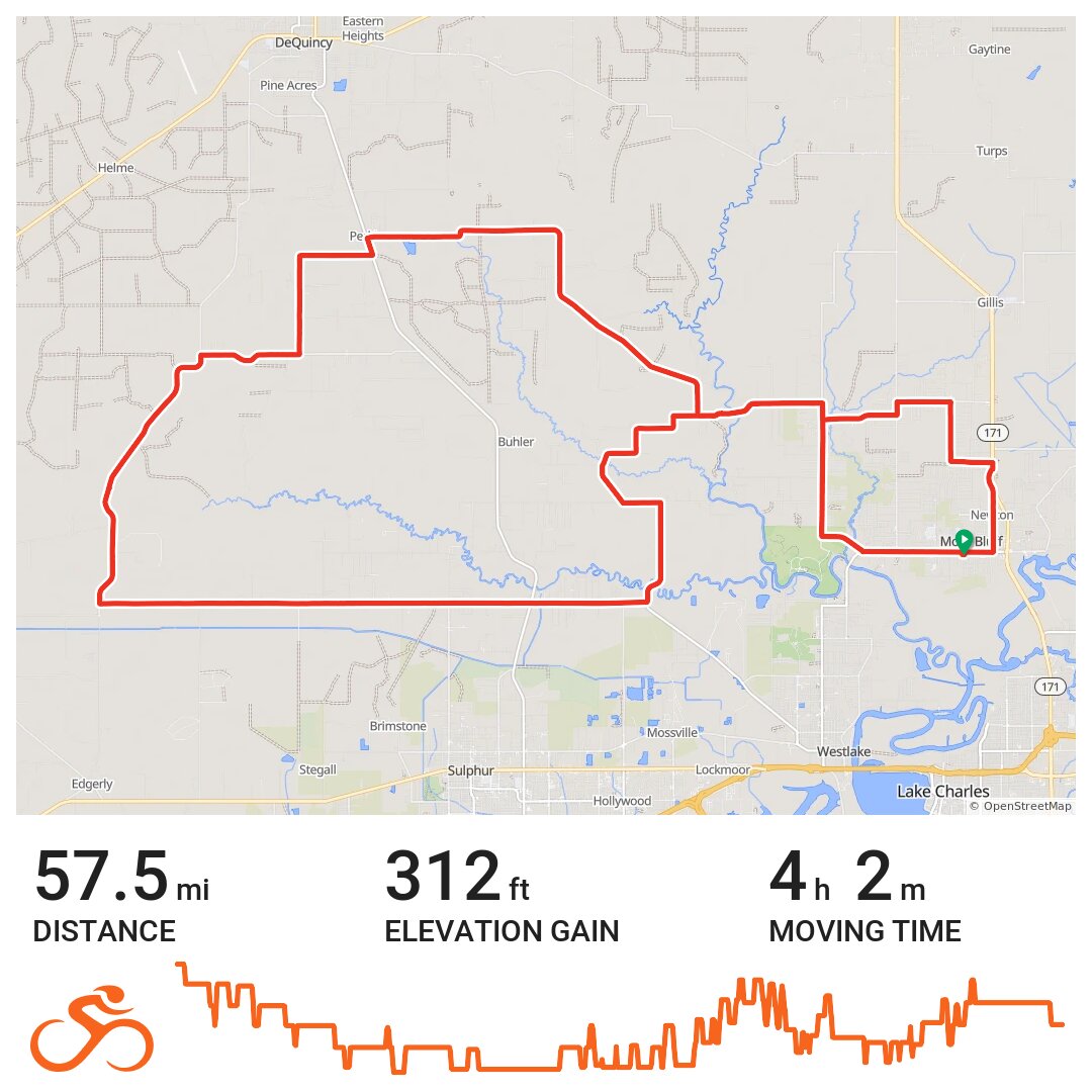 Wheels of Hope in Lake Charles · Ride with GPS