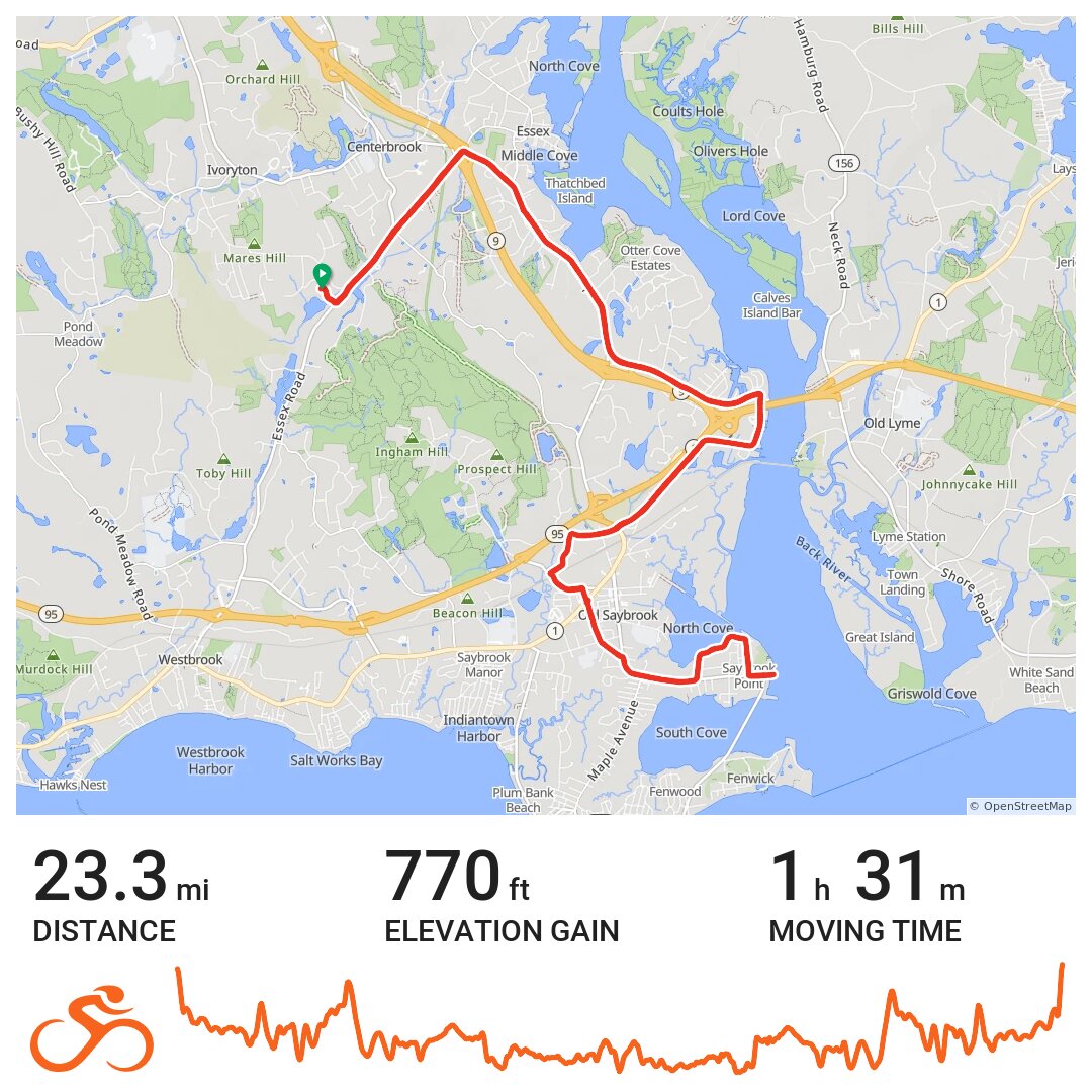 Essex OS short ride · Ride with GPS