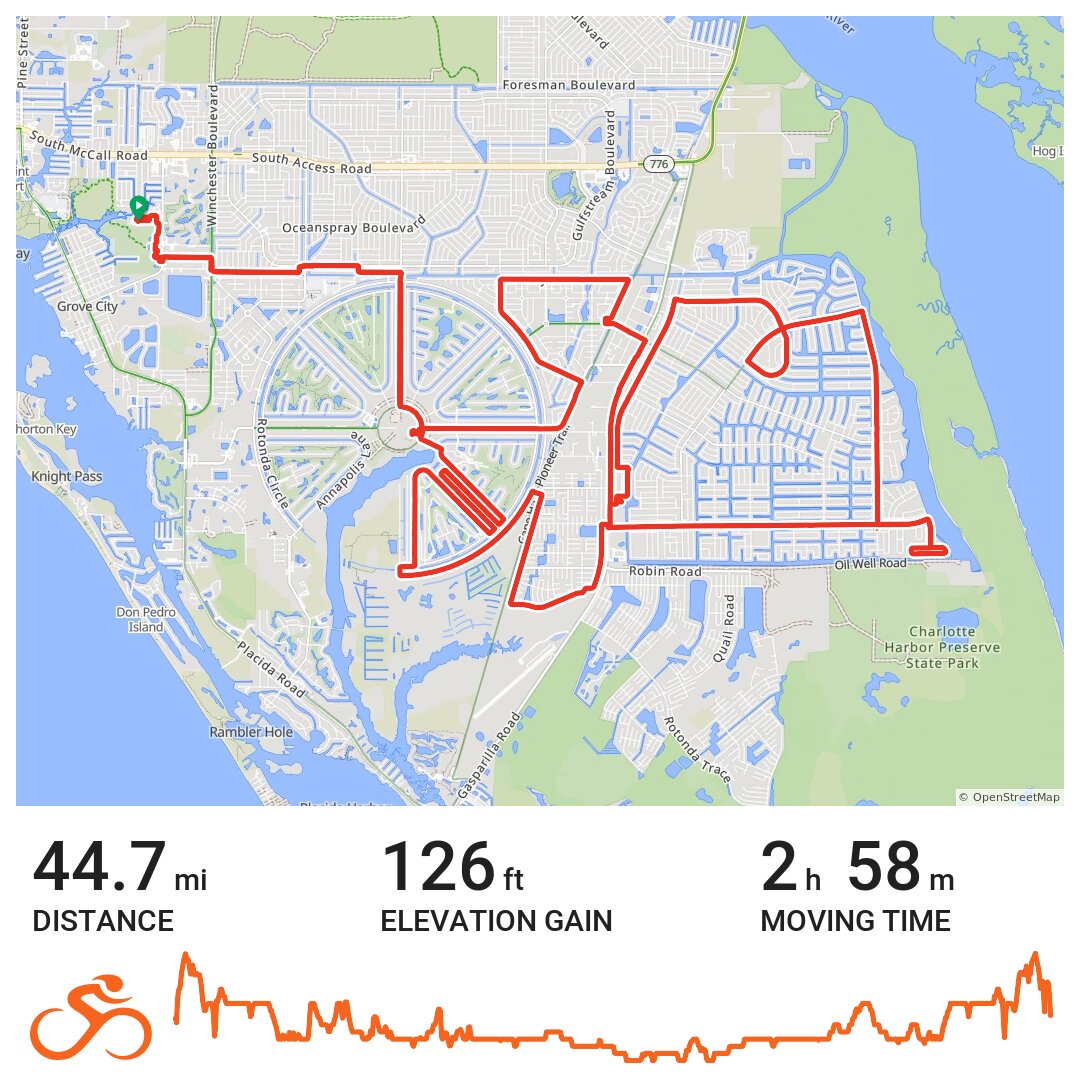 Rotonda with Charlie · Ride with GPS