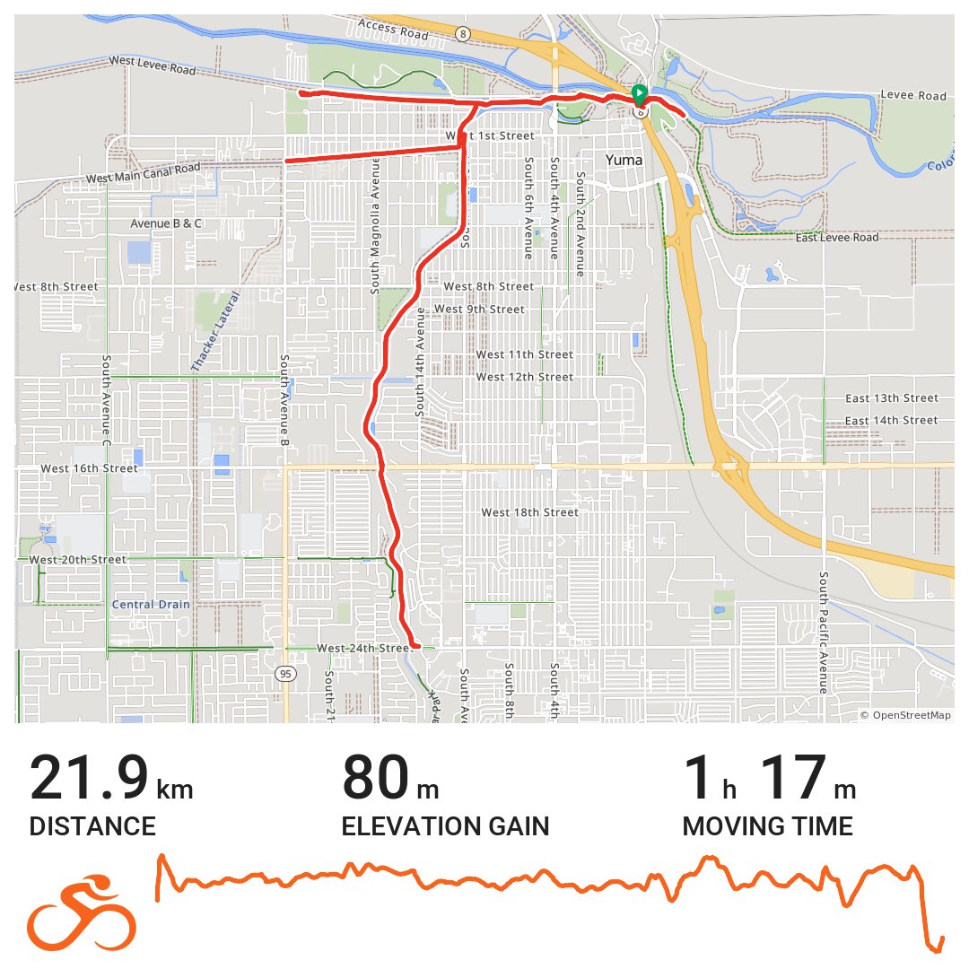 03/01/18 Yuma · Ride with GPS