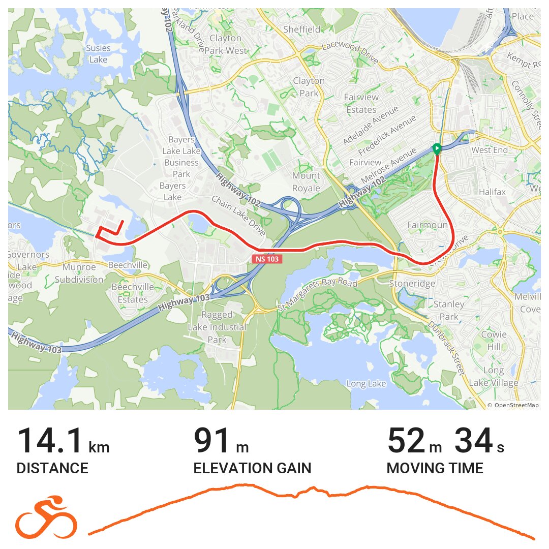 03/11/18 A bike ride in Halifax, Nova Scotia