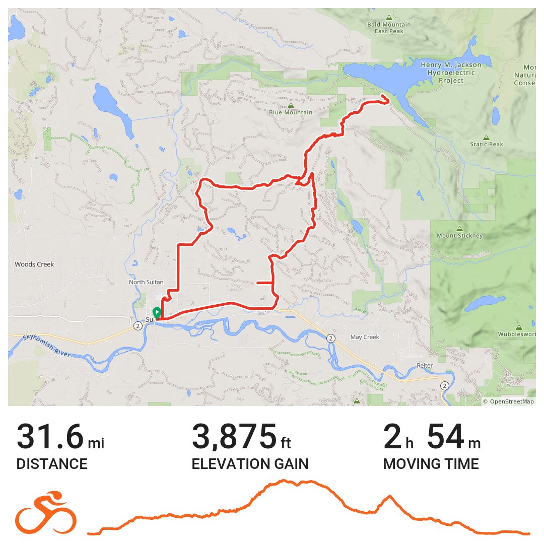 Spada Lake gravel ride - A bike ride in Sultan, WA