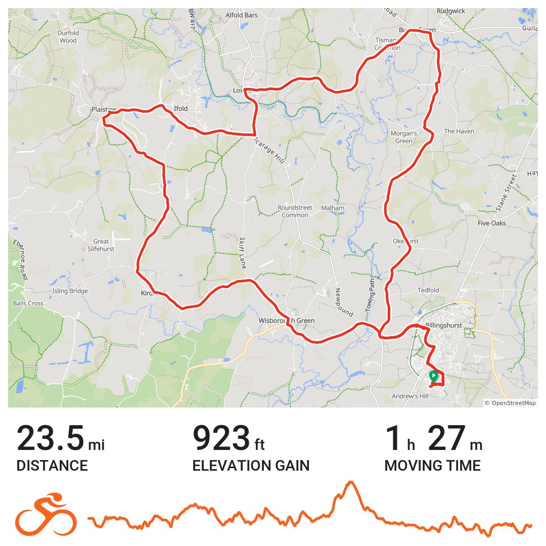 18/06/16 - A bike ride in Horsham, England