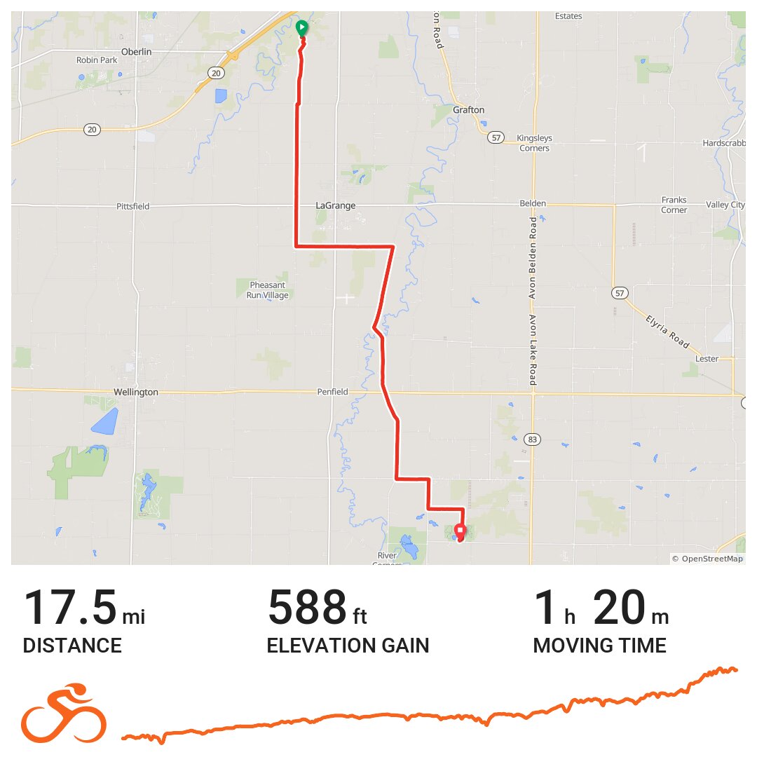 04/23/18 - A bike ride in Lorain County, OH