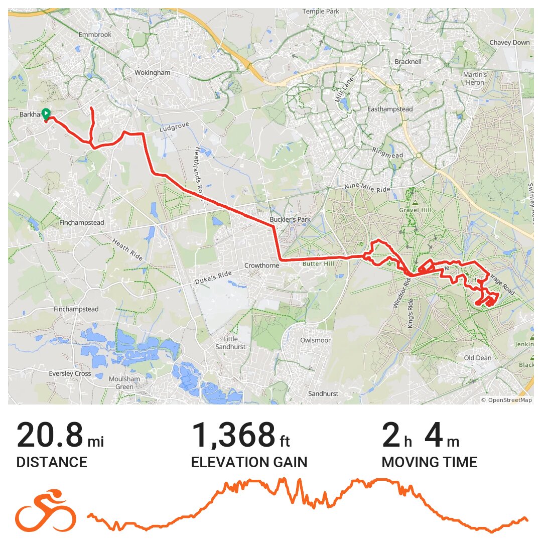 11/23/13 A bike ride in Barkham, England