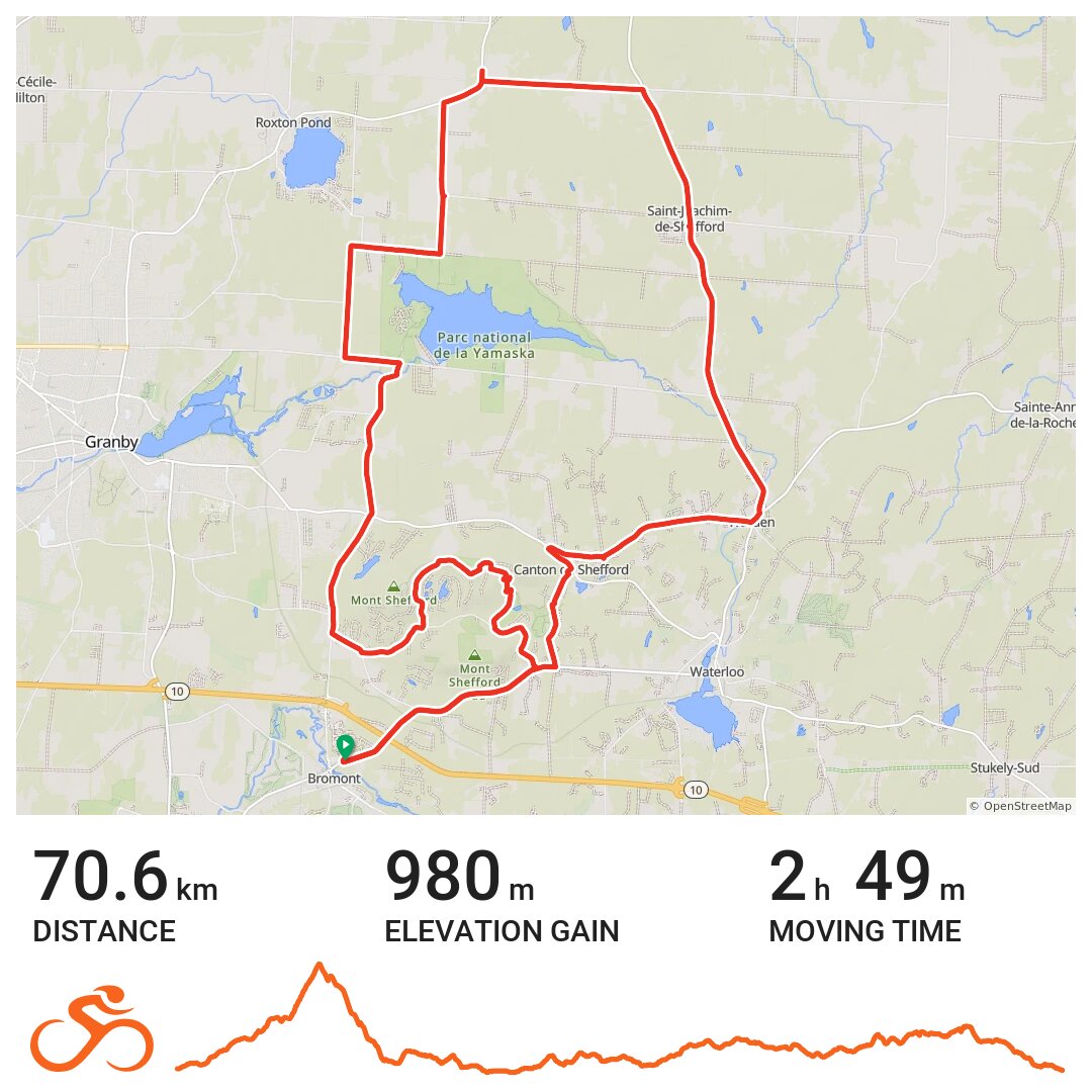 Seigneurie de Shefford et boucle StJoachimdeShefford · Ride with GPS