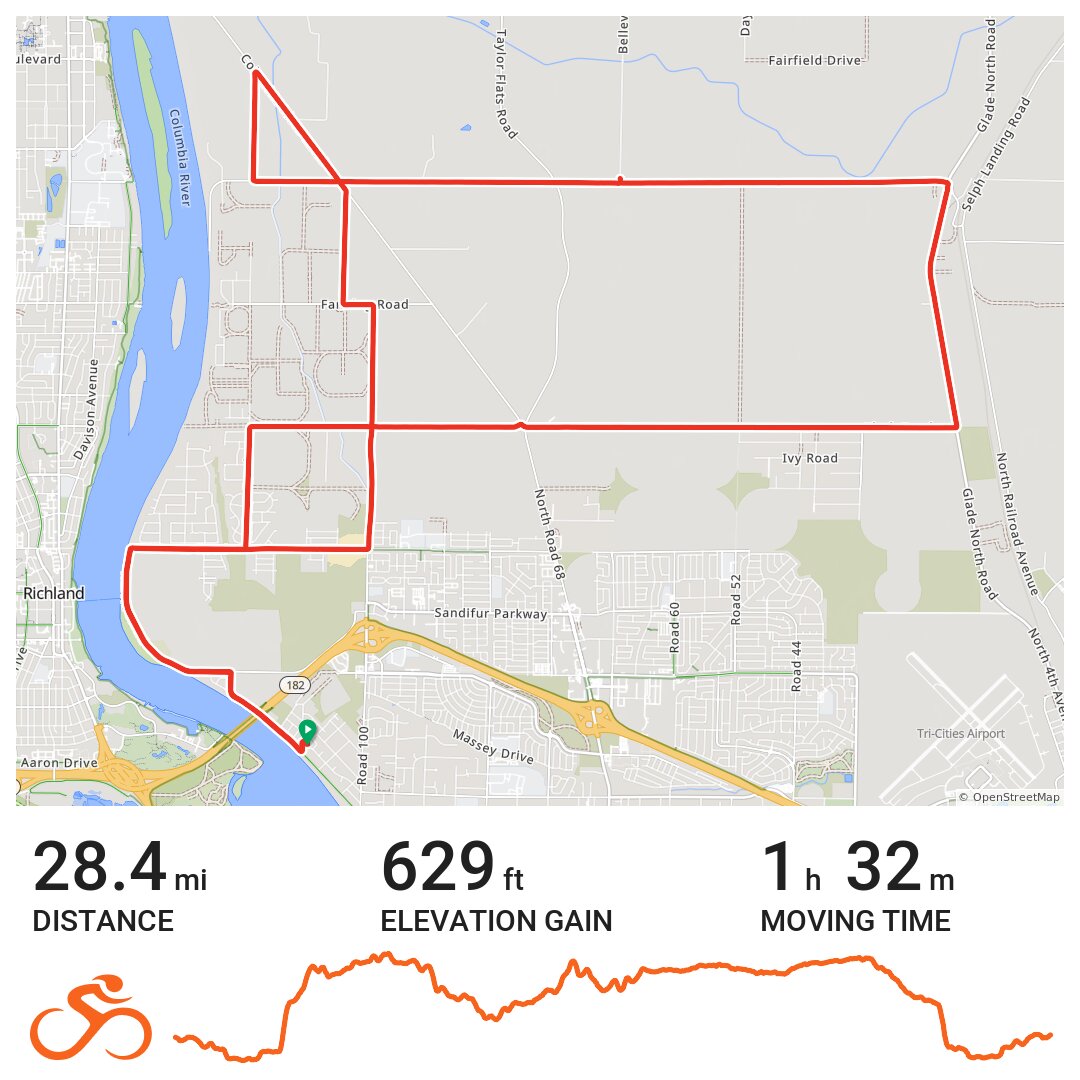 N. Pasco - A bike ride in Tri-Cities, WA