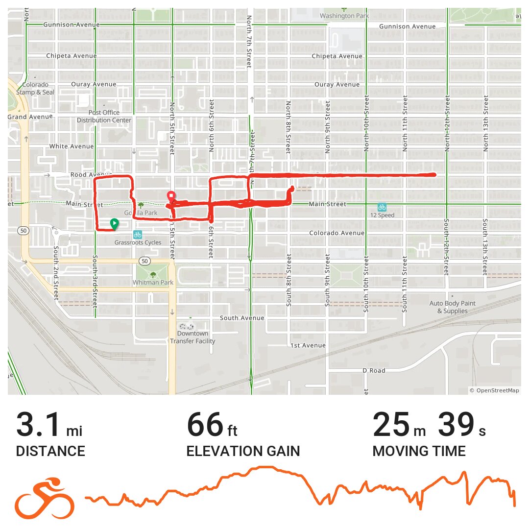 05/19/18 A bike ride in Grand Junction, CO