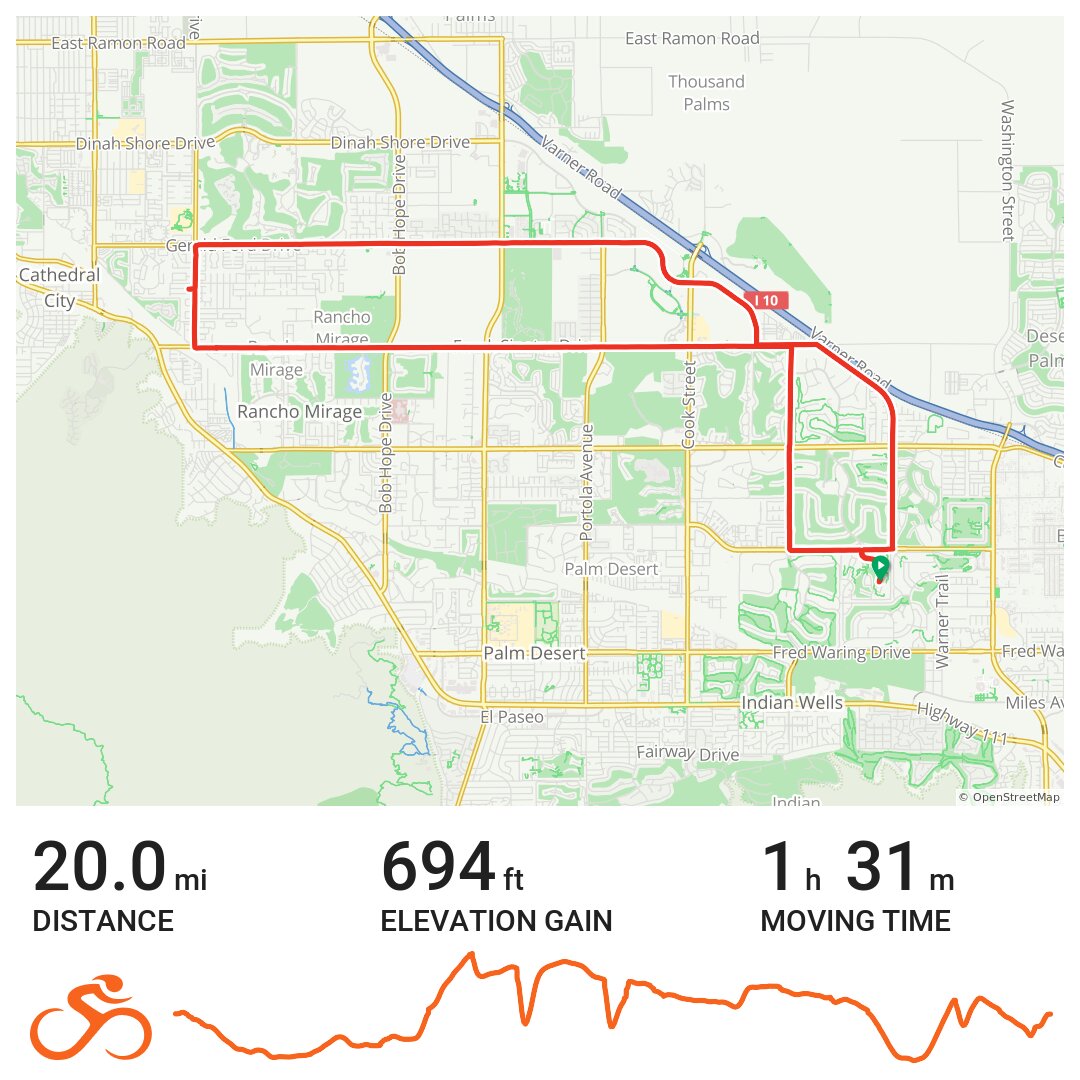 04/21/14 A bike ride in Palm Desert, CA