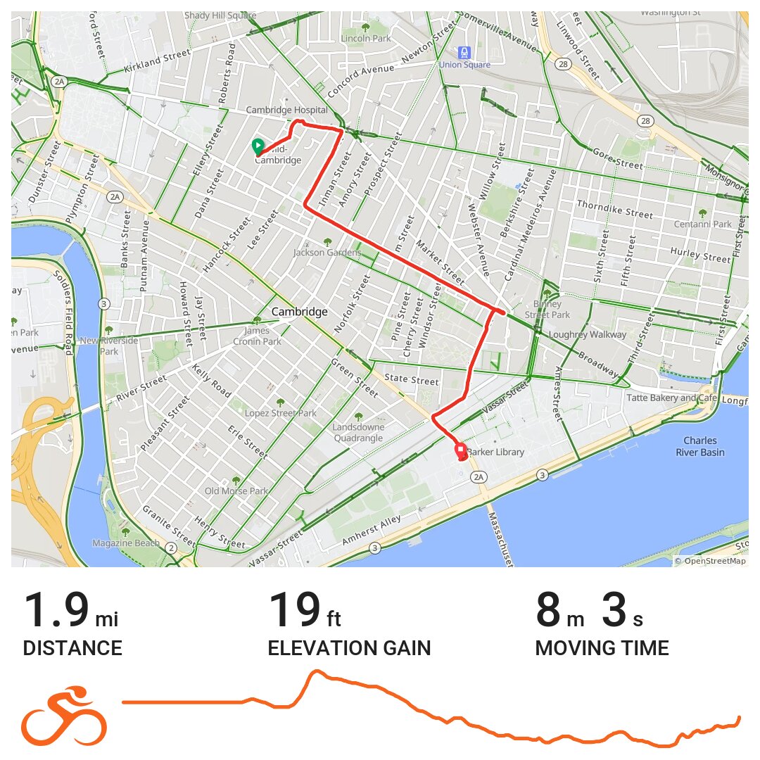 07/08/18 A bike ride in Cambridge, MA