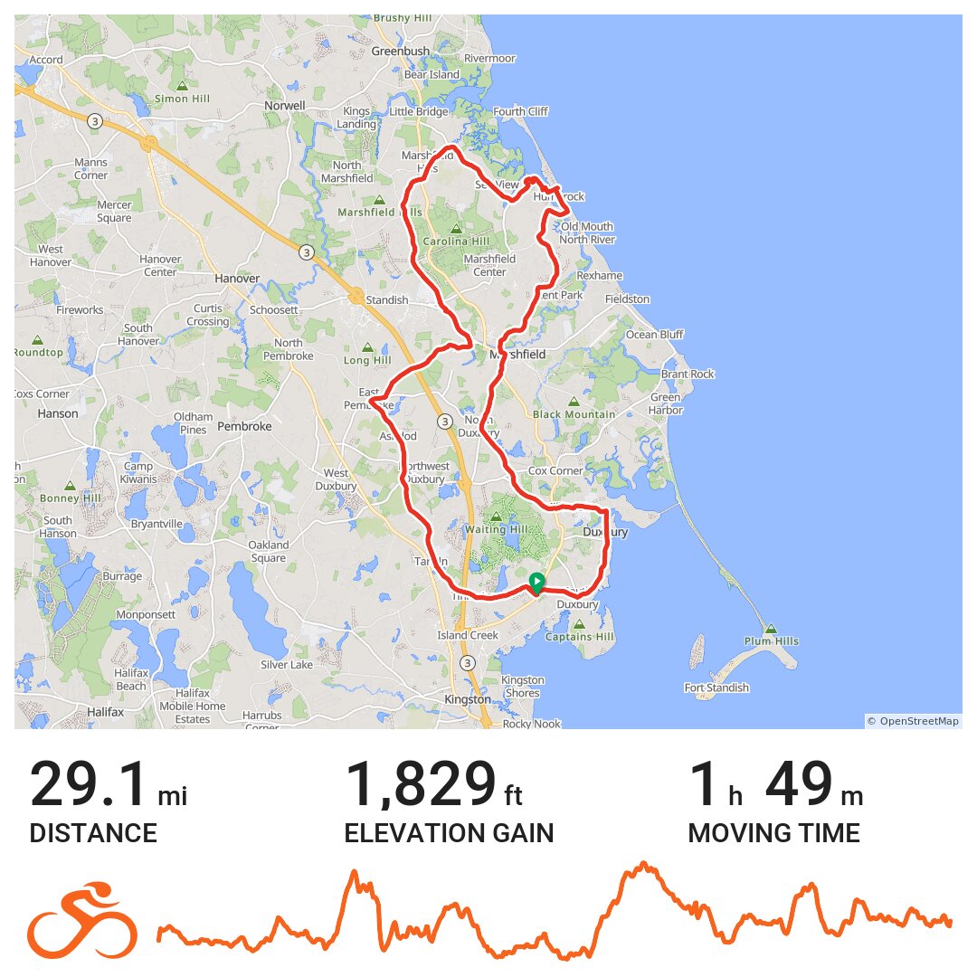 05/04/14 A bike ride in Duxbury, MA